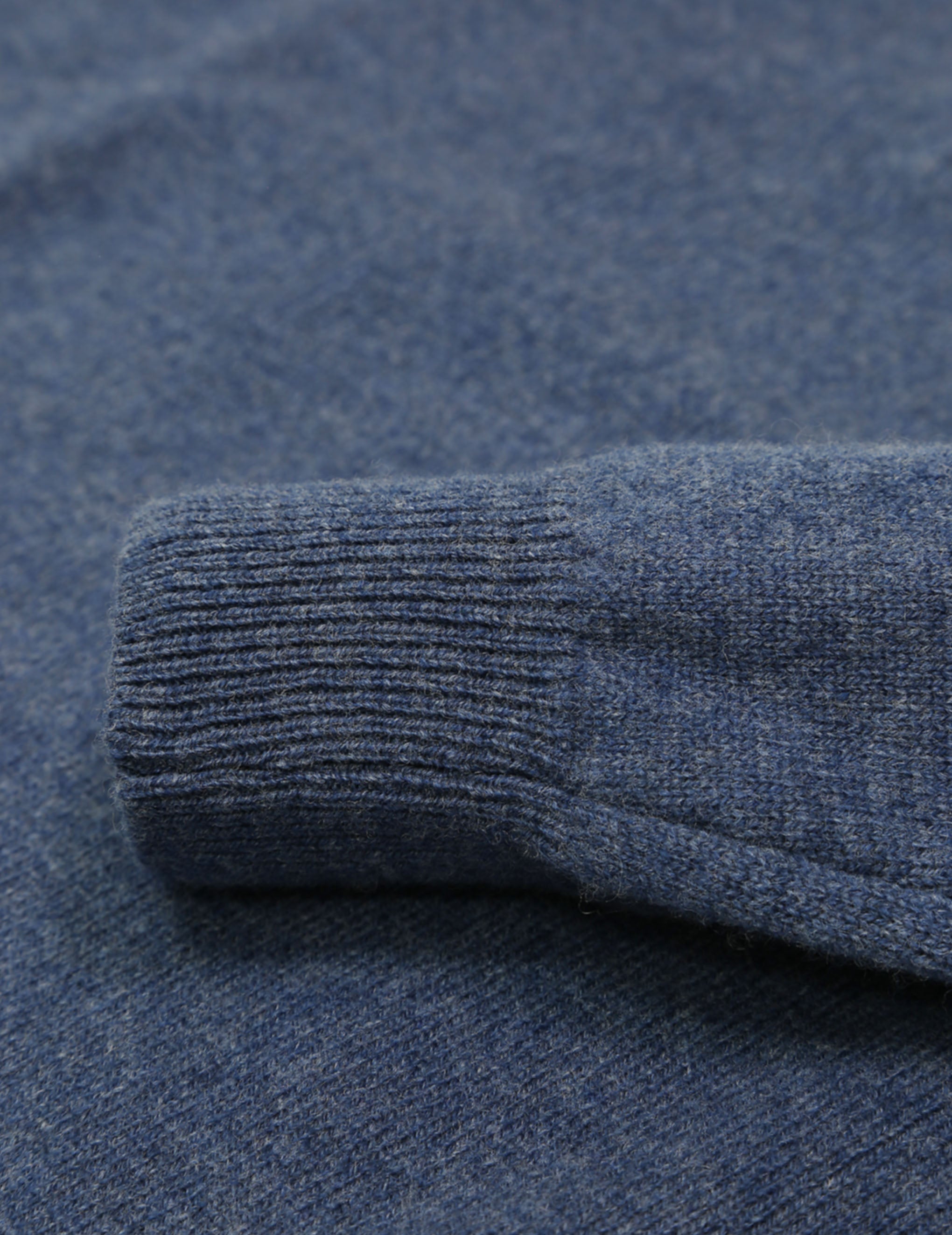 Jersey botones lana Azul