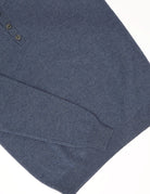 Jersey botones lana Azul