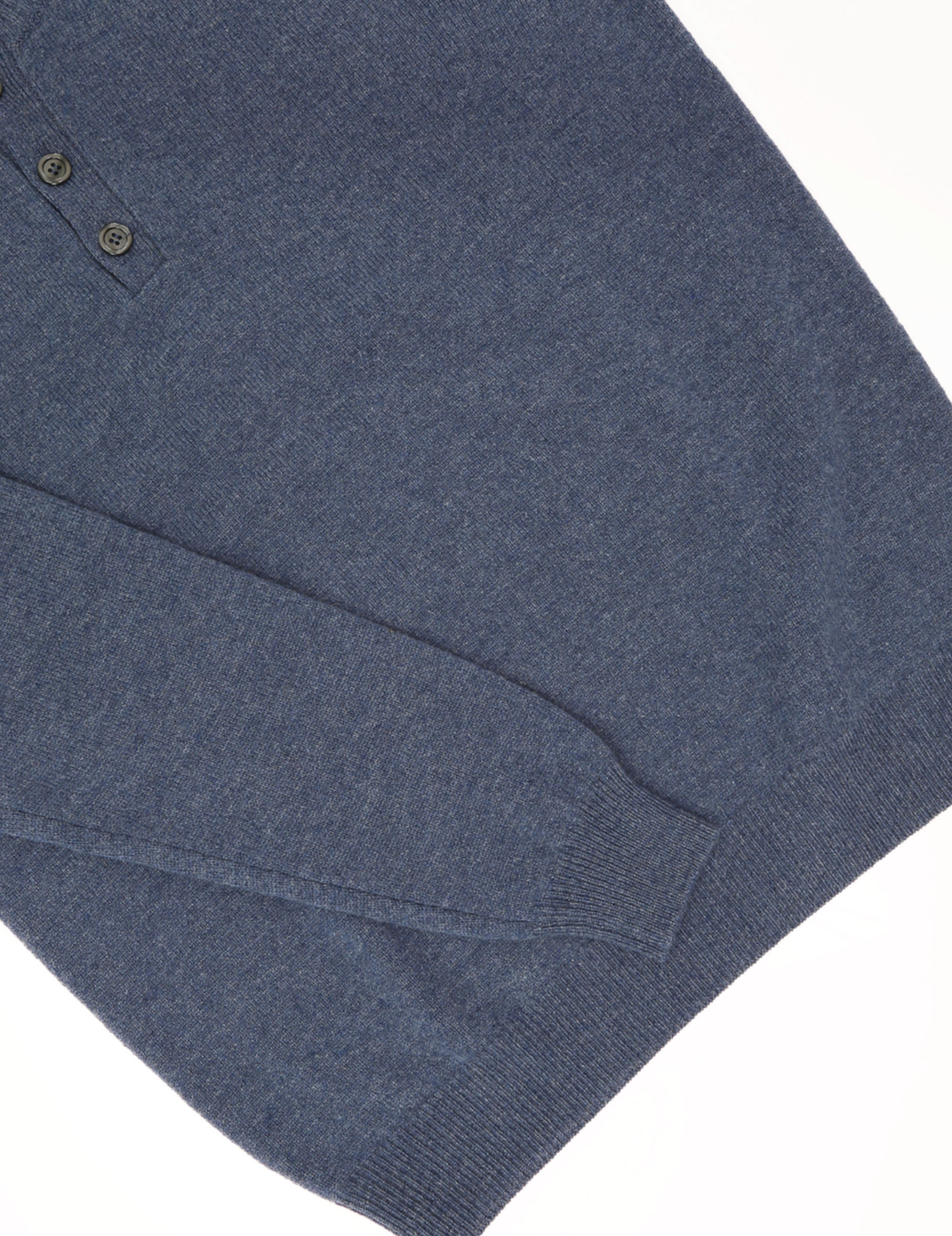 Jersey botones lana Azul