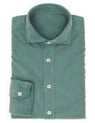 Camisa micropana tintada Verde