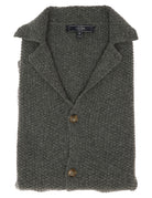 Cardigan punto de arroz Gris