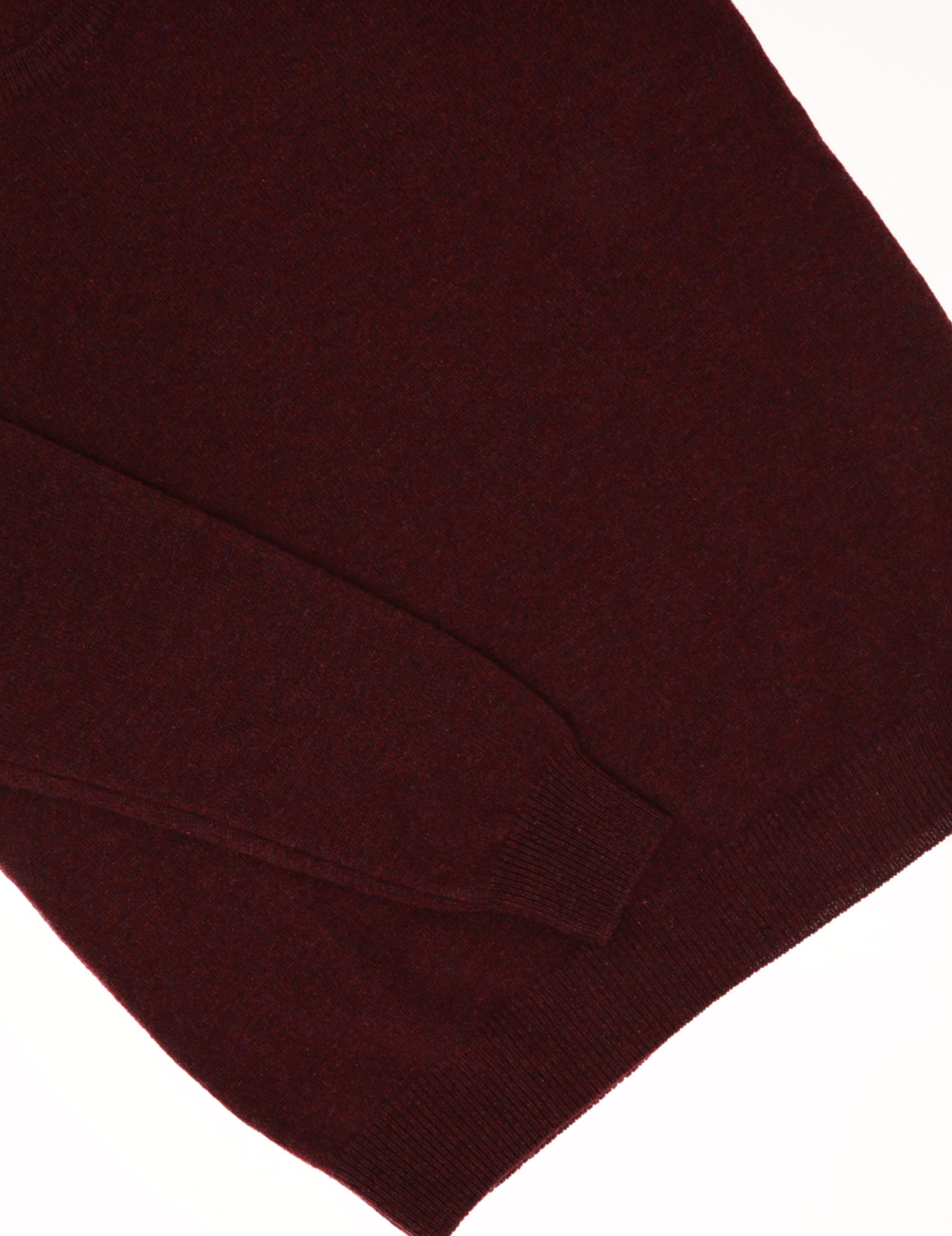 Jersey caja lana Burdeos