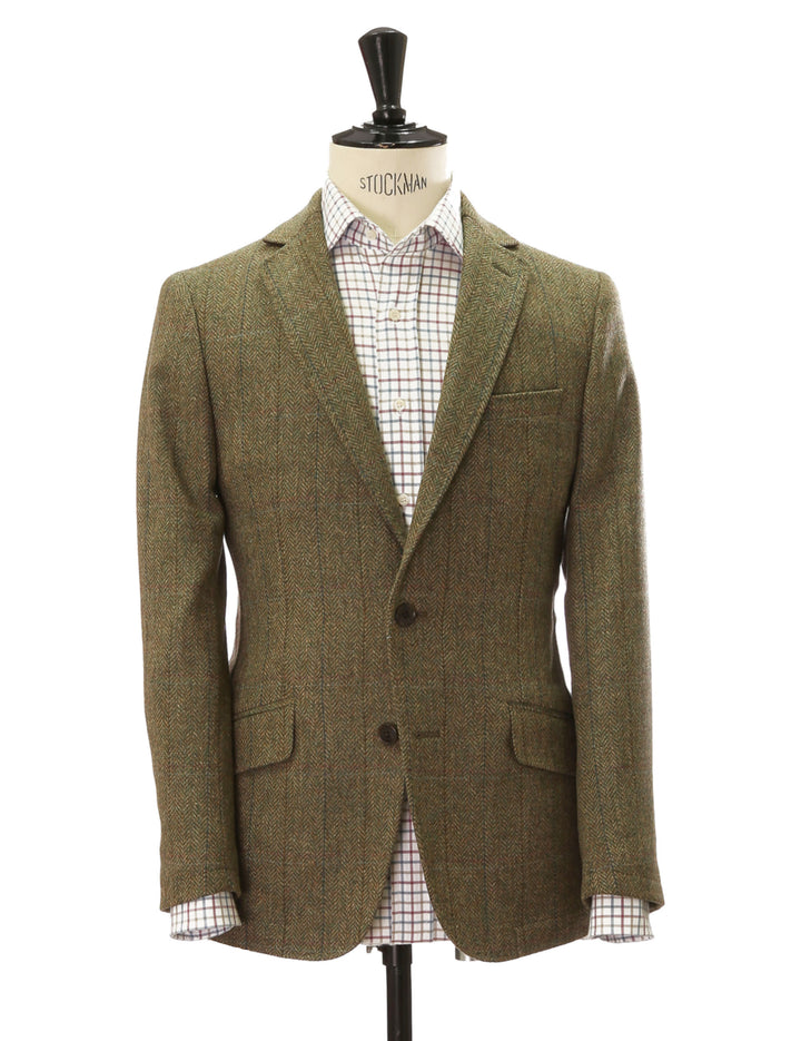 Chaqueta tweed durham Verde