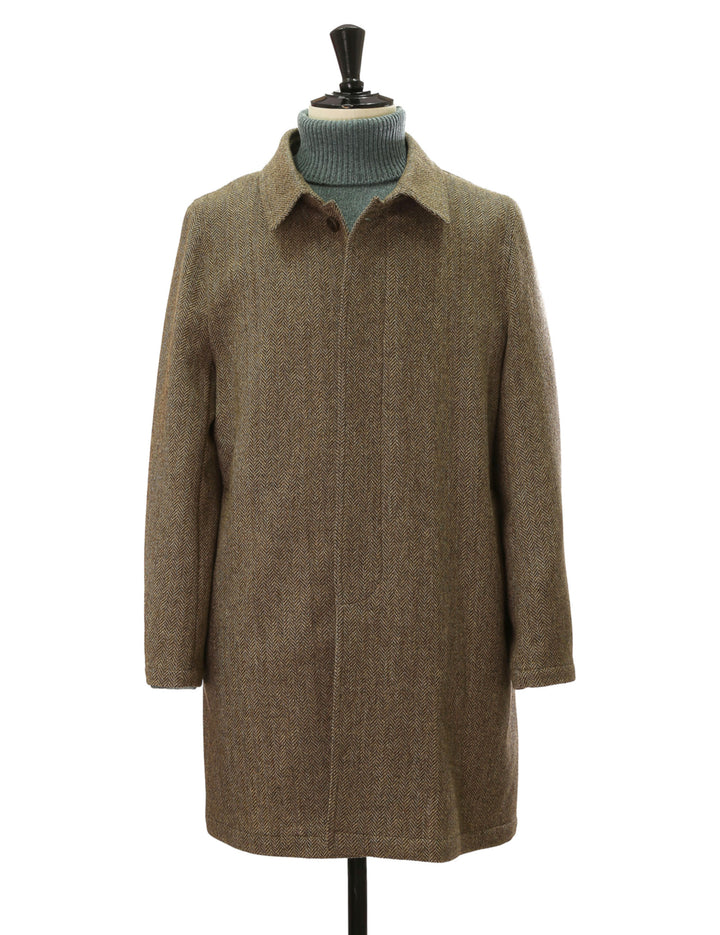 Abrigo tweed chester Marrón