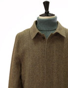 Abrigo tweed chester Marrón
