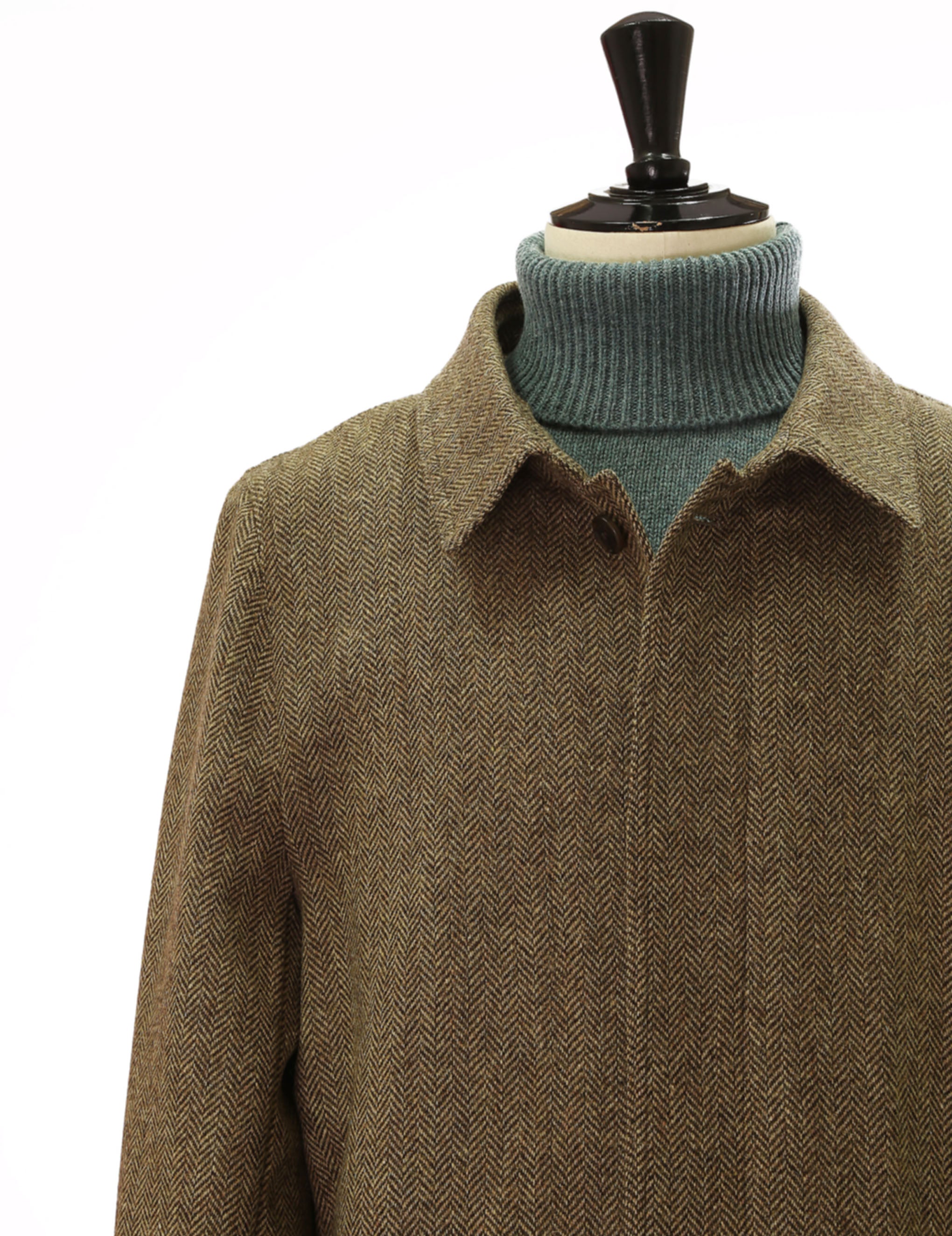 Abrigo tweed chester Marrón