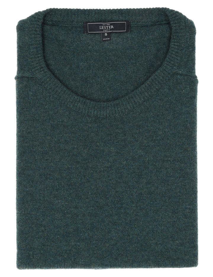 Jersey caja lana Verde