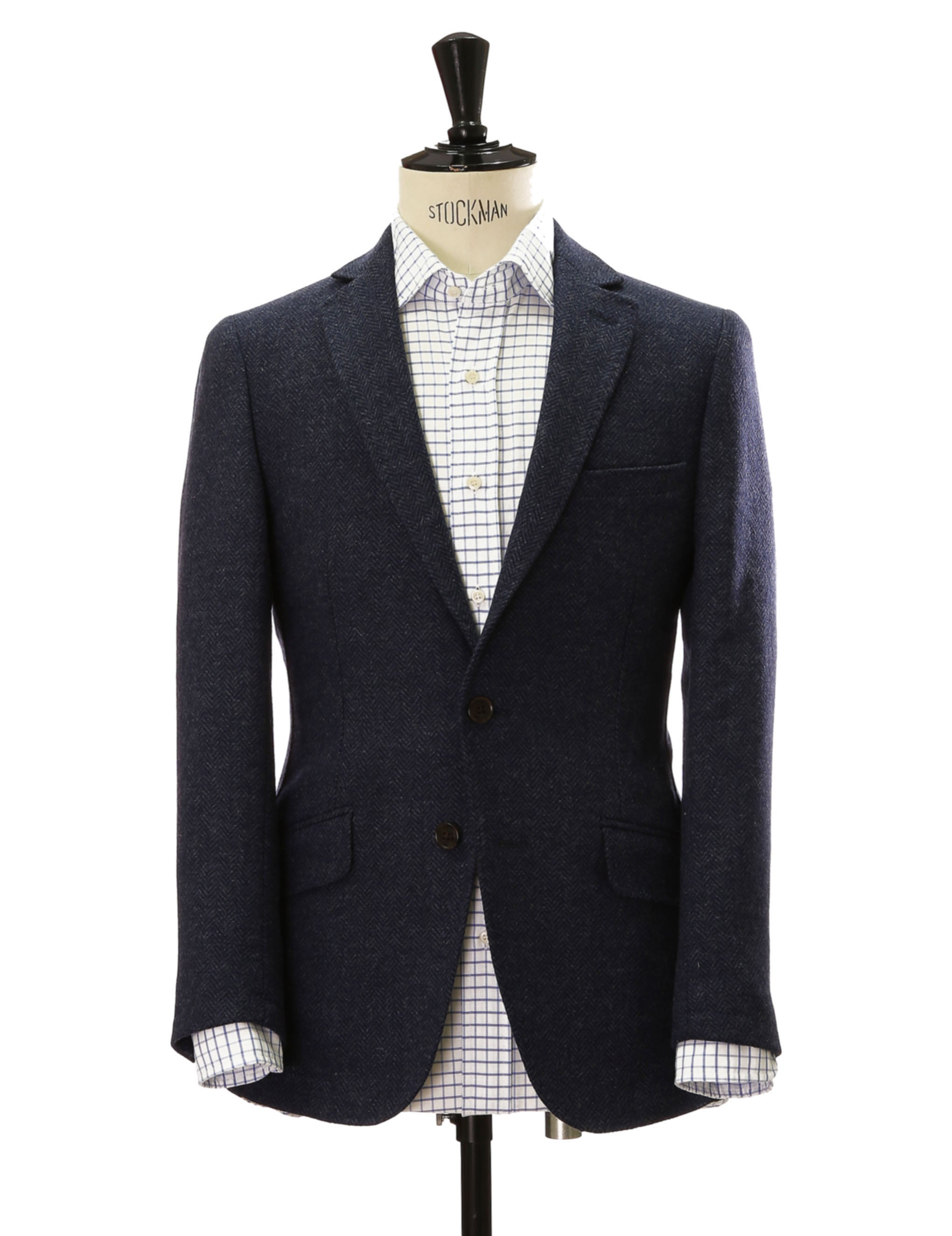 Chaqueta tweed birmingham Azul