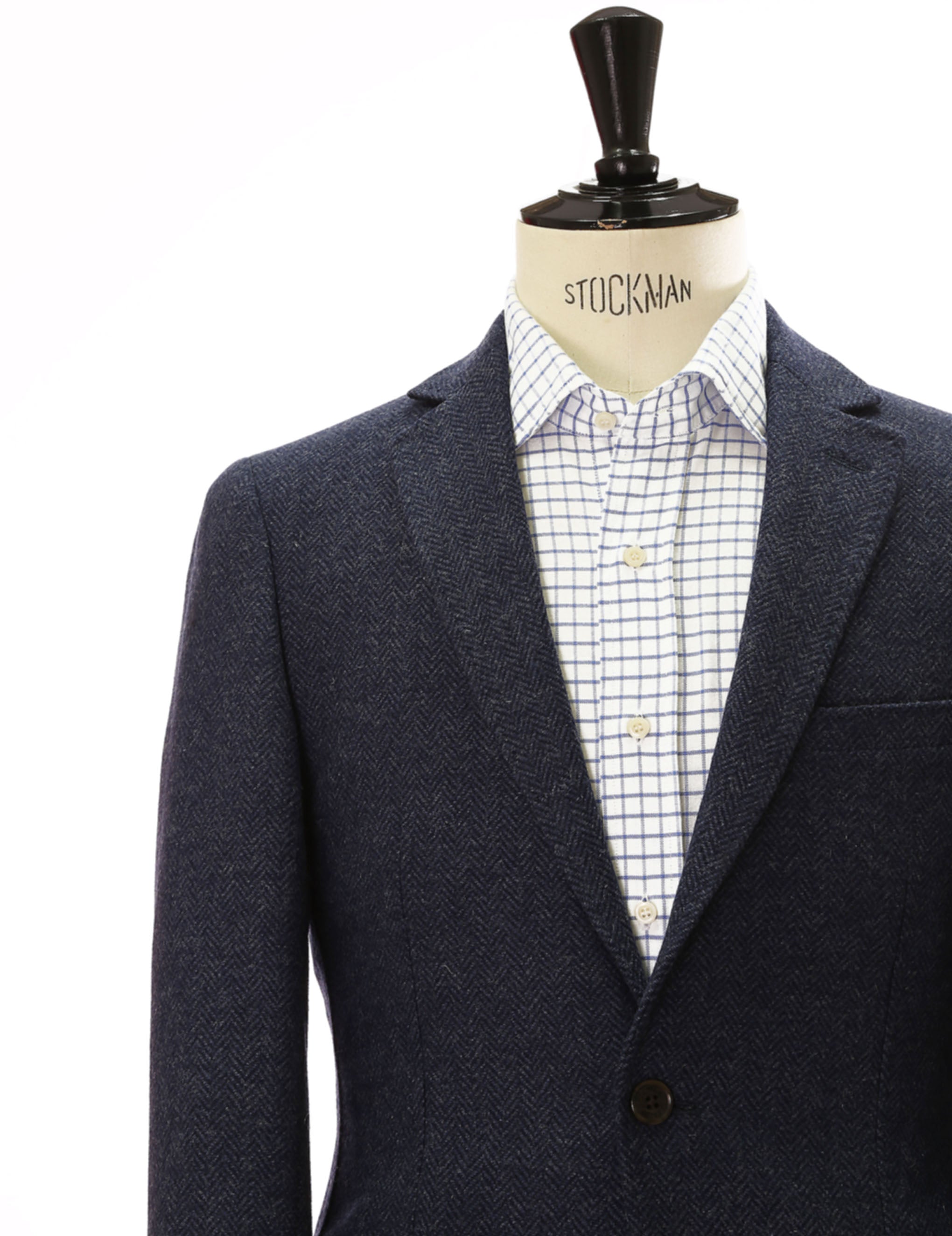 Chaqueta tweed birmingham Azul