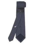 Corbata pois Azul/blanco