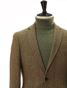 Chaqueta tweed chester Marrón
