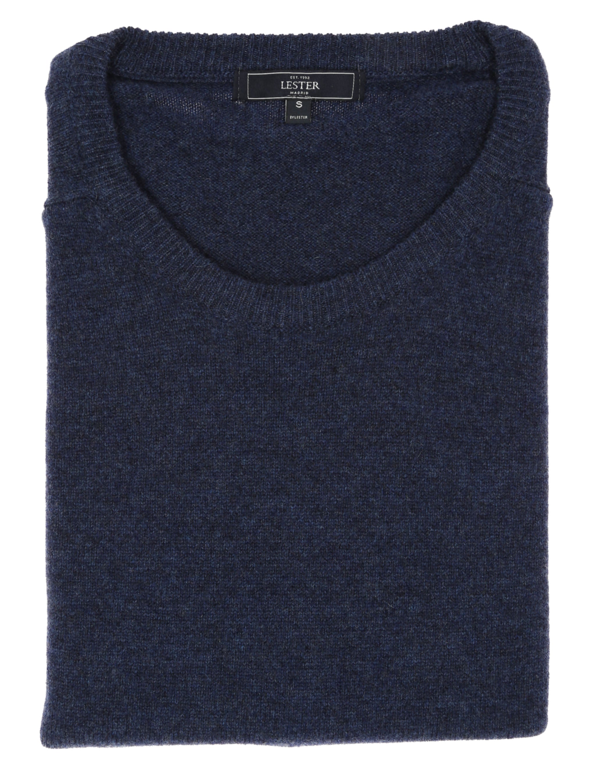 Jersey caja lana Azul