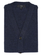 Cardigan  lana Azul