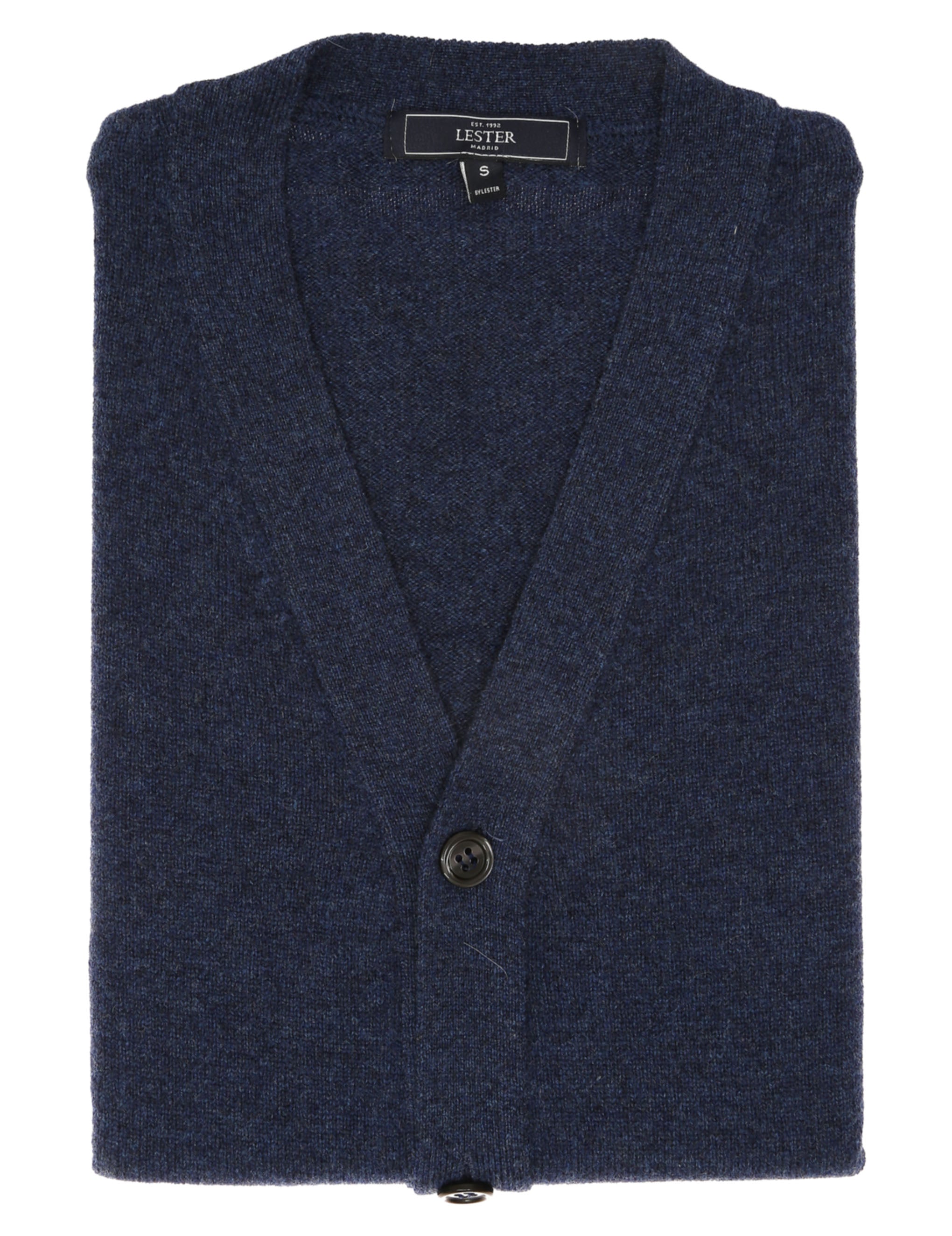 Cardigan  lana Azul