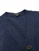 Cardigan  lana Azul