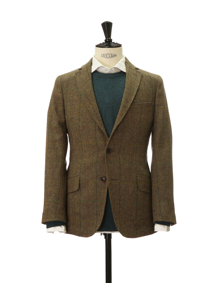 Chaqueta tweed oxford Verde