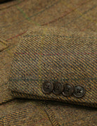 Chaqueta tweed oxford Verde