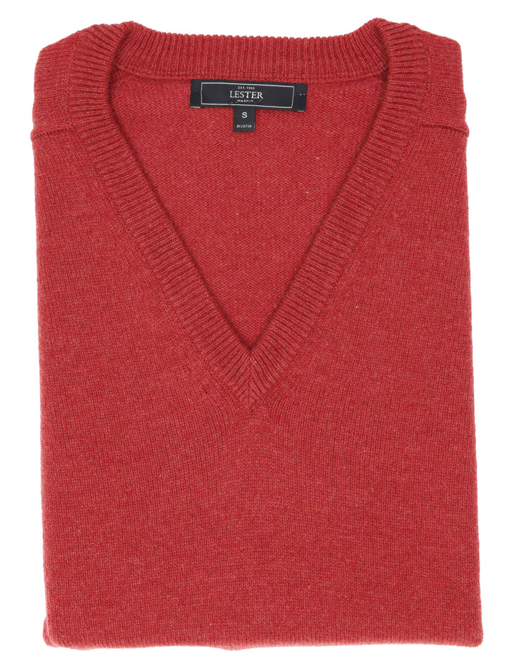 Jersey lana pico Fresa