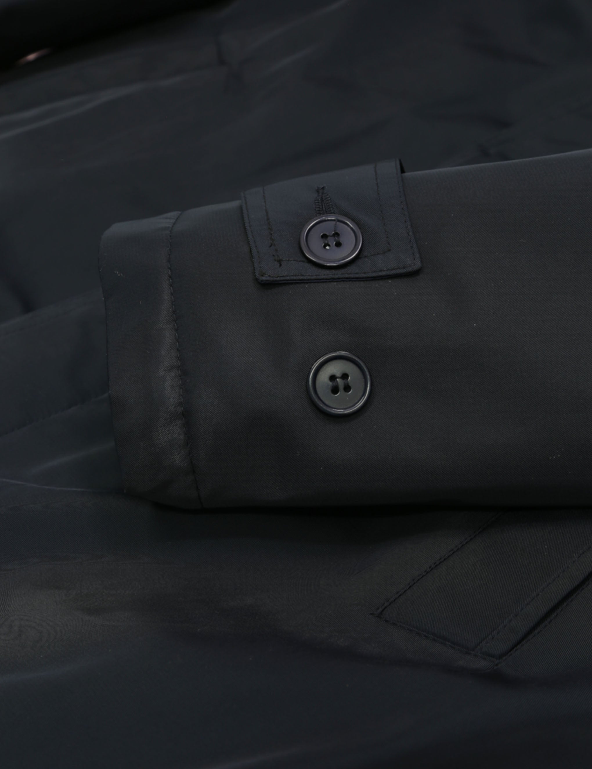 Gabardina trench man Azul marino