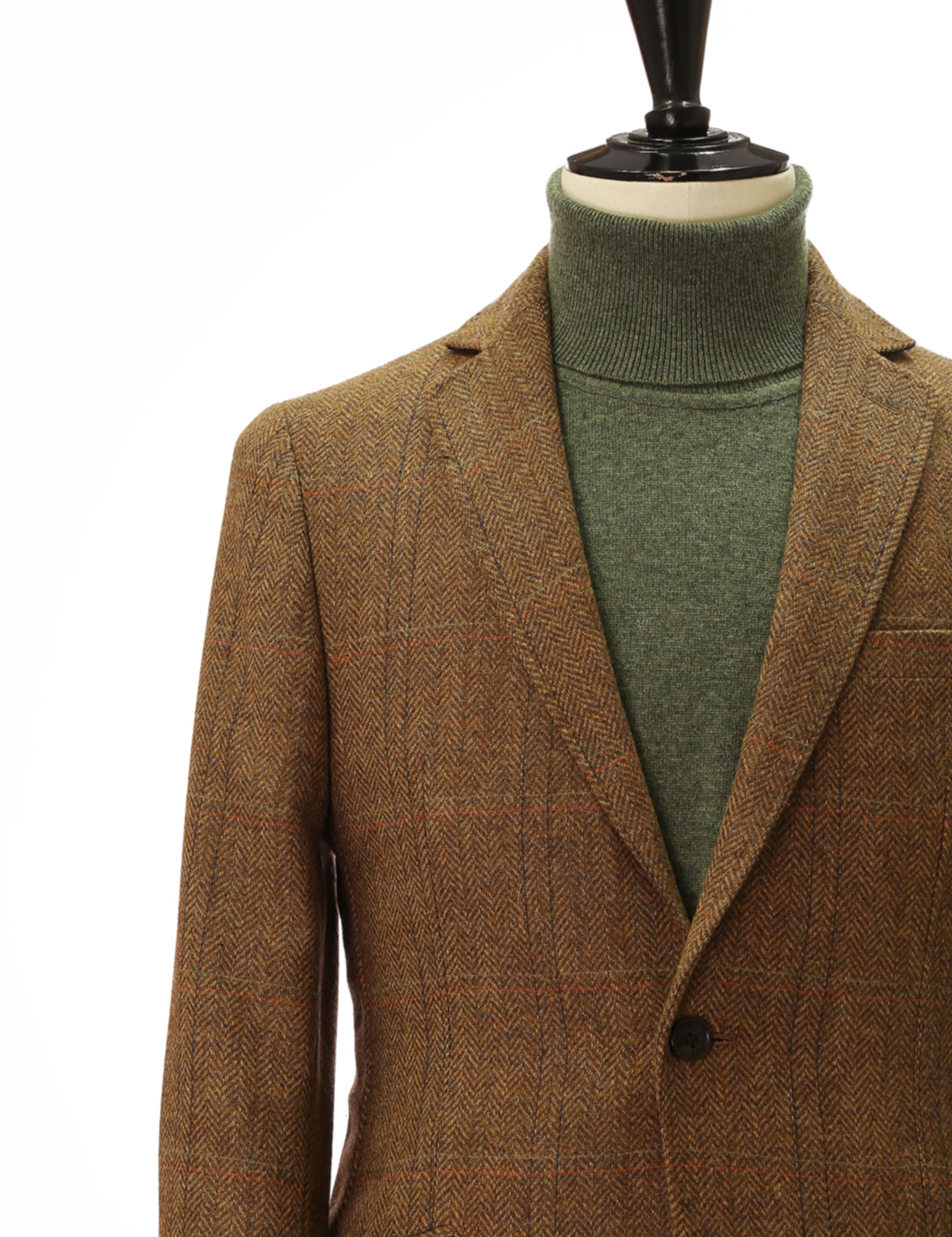 Chaqueta tweed leeds Marrón