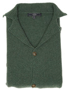 Cardigan punto de arroz Verde