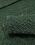 Cardigan punto de arroz Verde