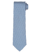 Corbata perritos Azul/blanco