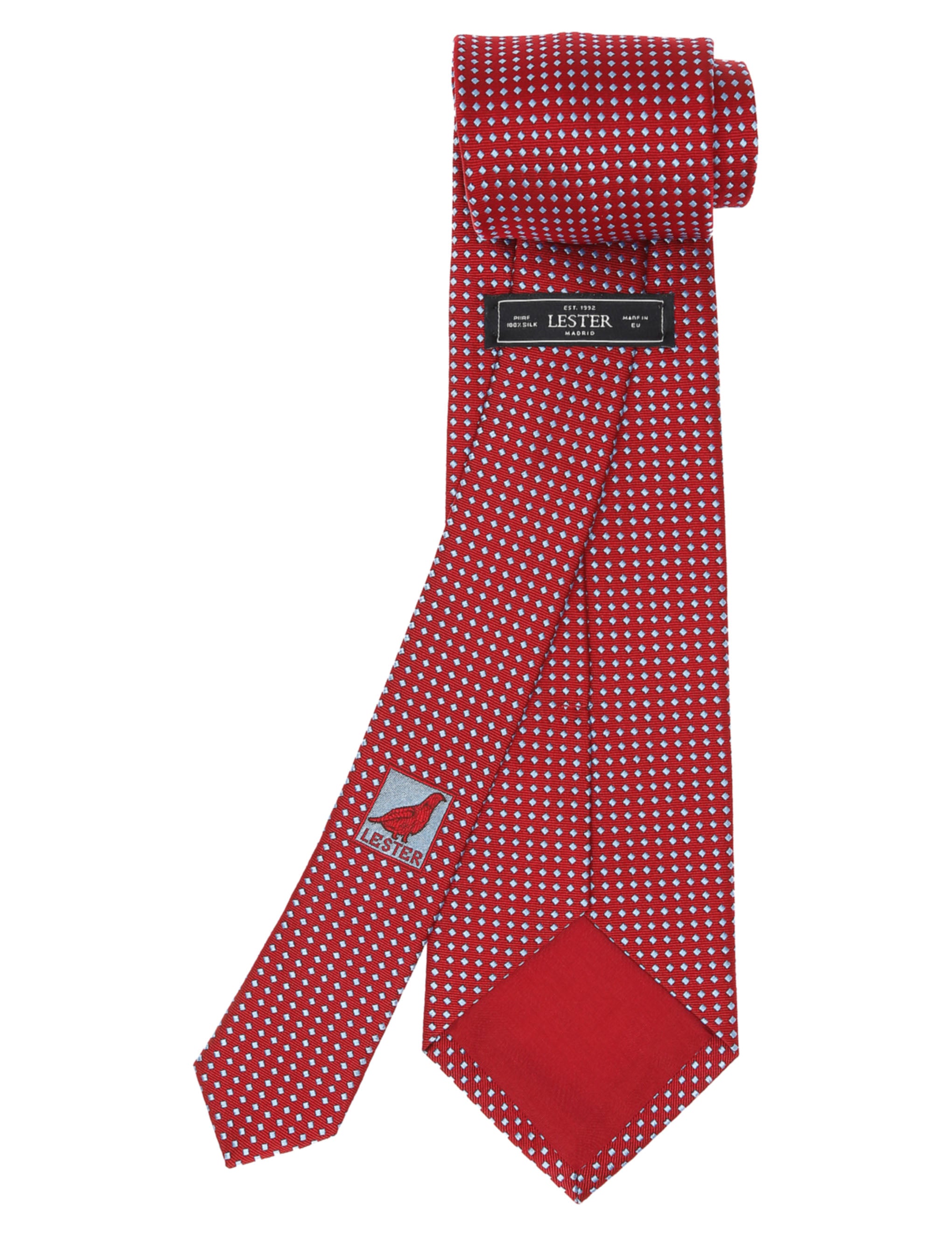 Corbata cubitos Rojo/azul