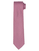 Corbata catena Burdeos/azul