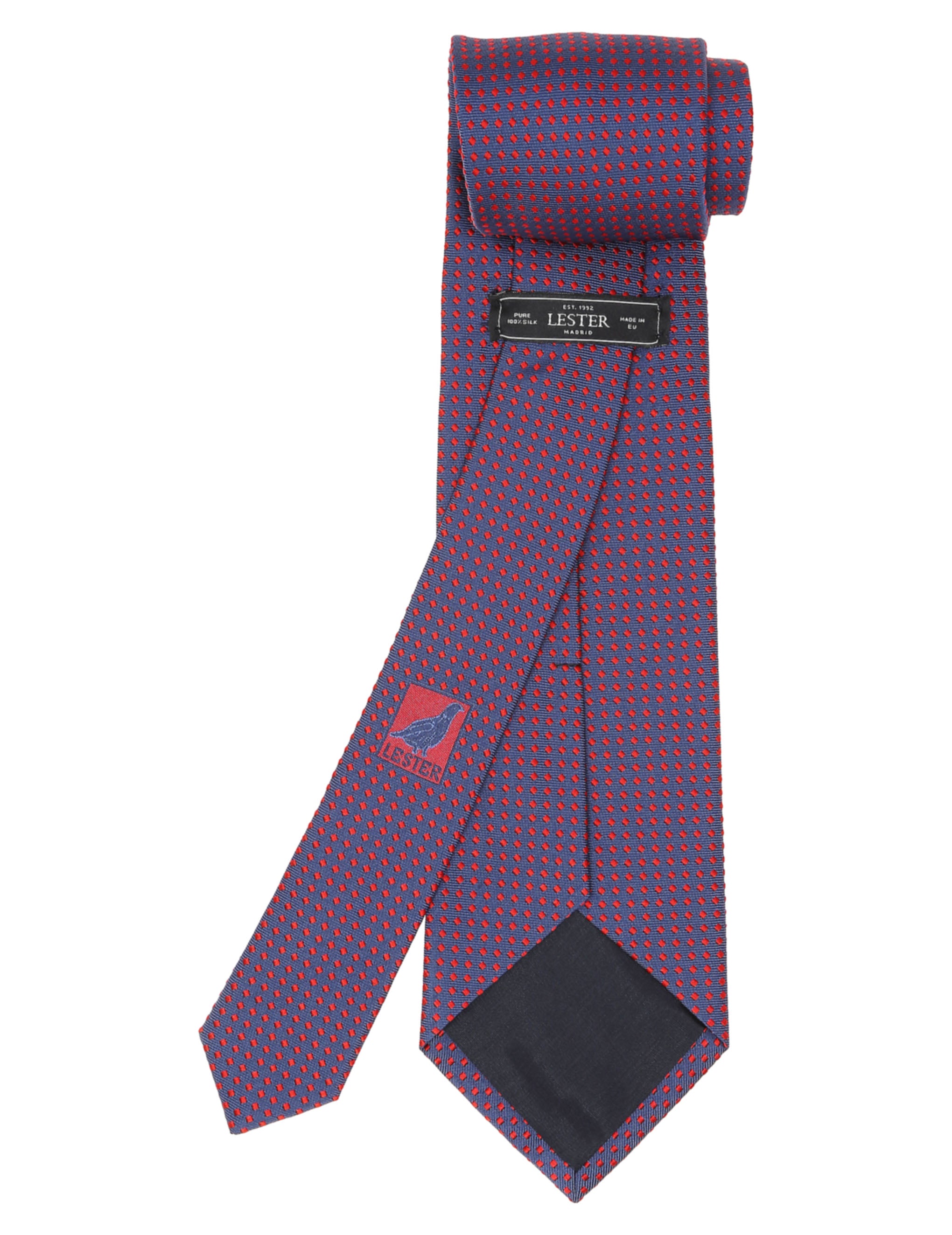 Corbata cubitos Azul/rojo