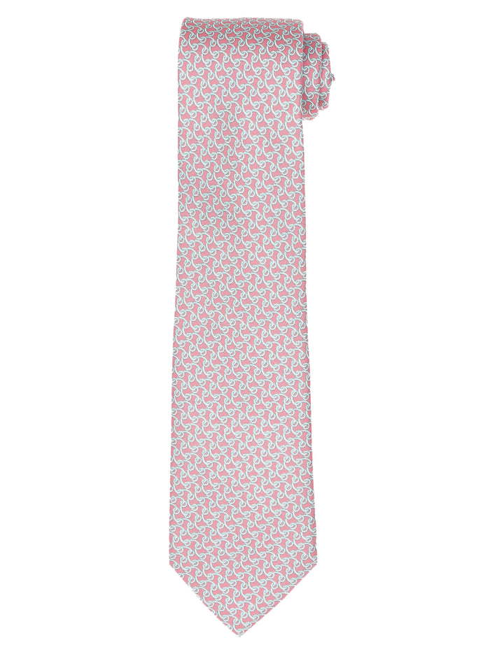 Corbata catena Rosa/azul