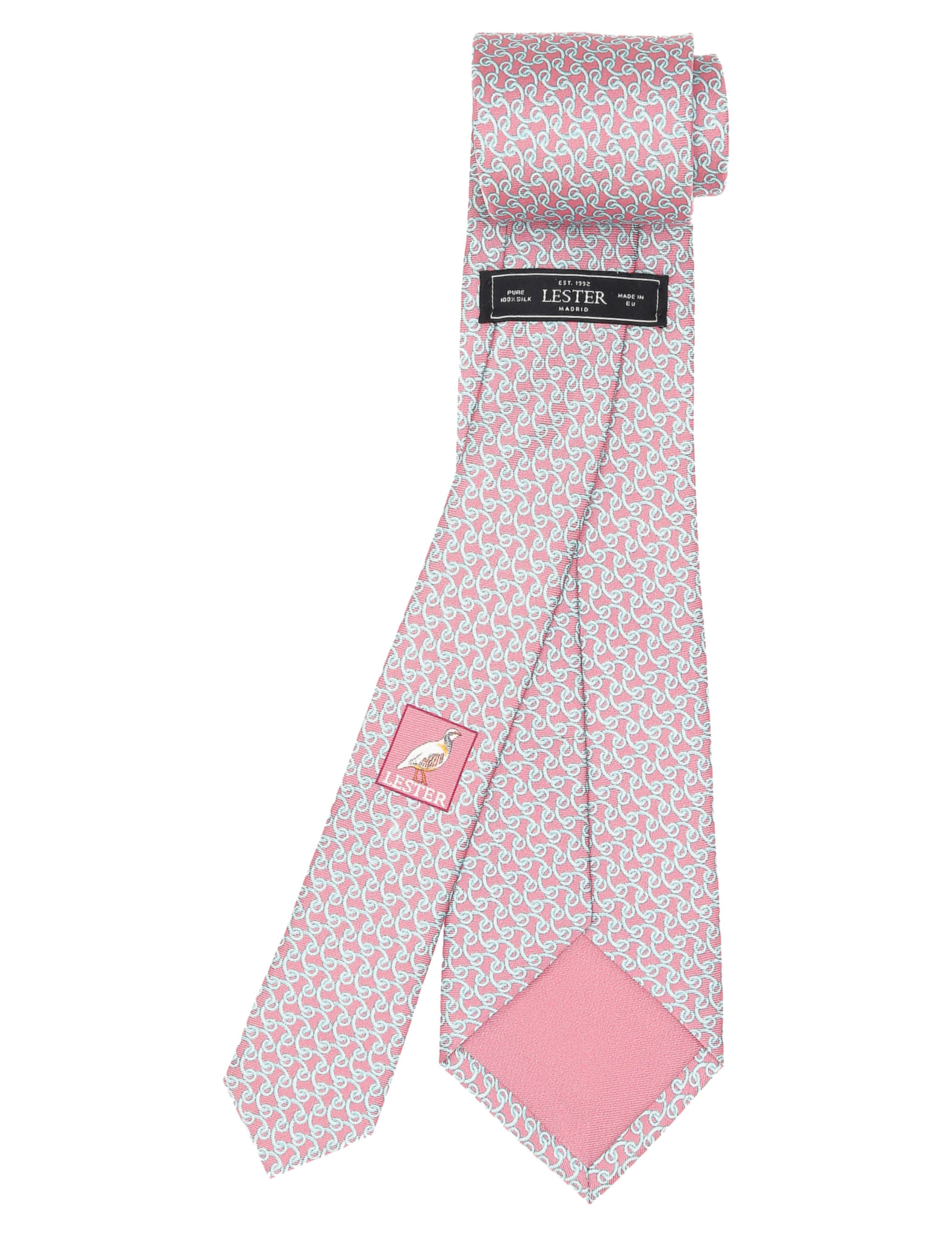 Corbata catena Rosa/azul