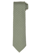 Corbata hoja Verde/azul