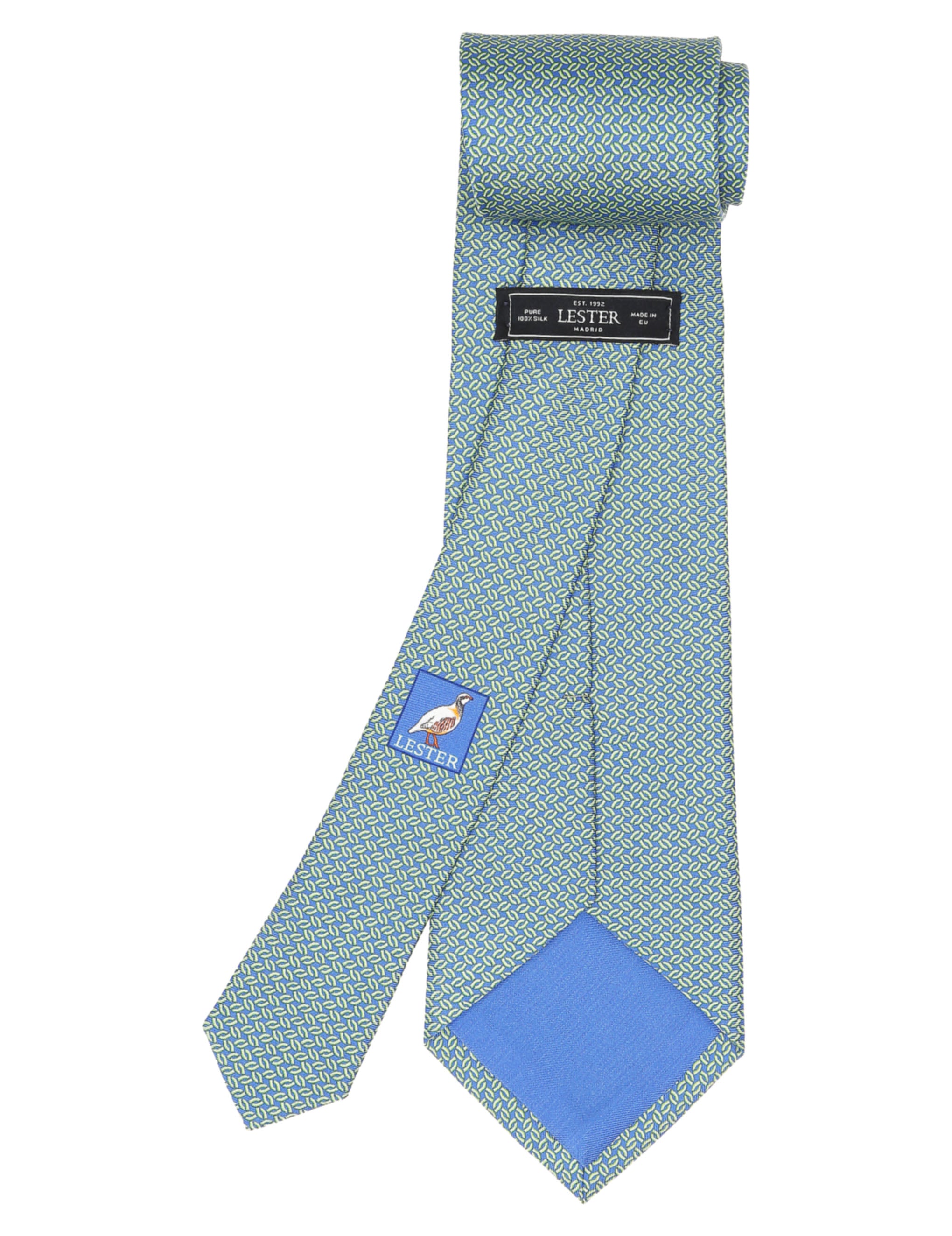 Corbata parentesis Azul/verde