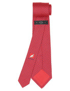 Corbata pois estampa Rojo/azul