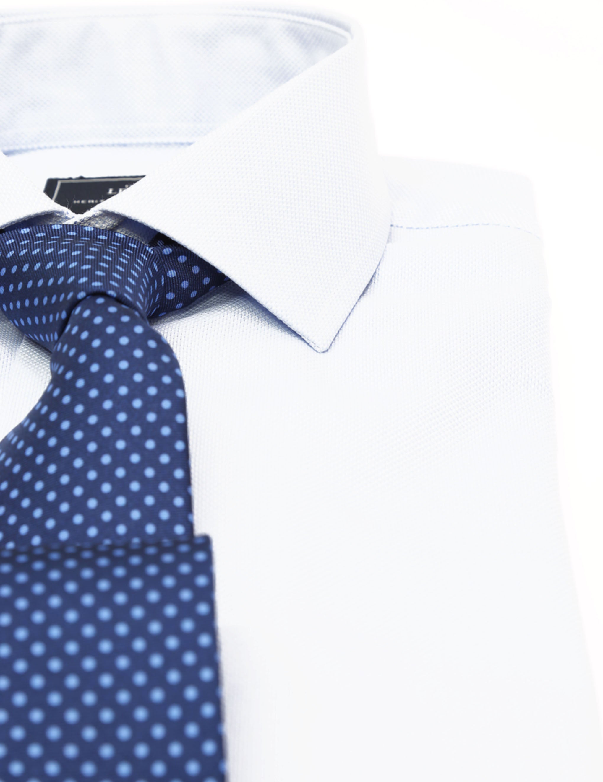 Camisa vestir ojo de perdiz Azul