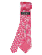 Corbata pois estampa Rosa/azul