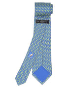 Corbata cebras Azul/verde