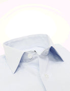 Camisa vestir raya fina Azul