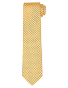 Corbata pois estampa Amarillo/azul