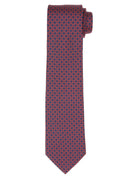 Corbata cadena gruesa Azul/rojo