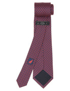 Corbata cadena gruesa Azul/rojo