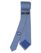 Corbata cebras Azul/azul