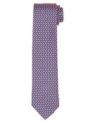 Corbata cebras Azul/rojo
