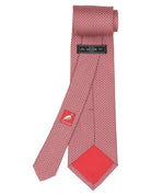 Corbata parentesis Rojo/gris