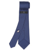Corbata pois estampa Azul/azul