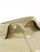 Camisa oxford bolsillos Beige