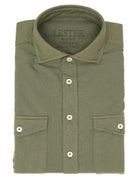 Camisa oxford bolsillos Kaki
