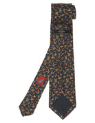 Corbata lana anatra Azul