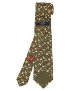 Corbata lana anatra Verde
